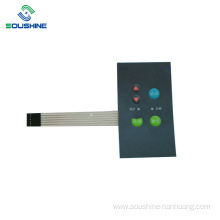 Connector LED Membrane keypad for rise and fall